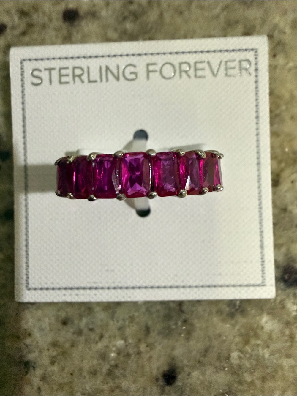 Sterling Forever ring